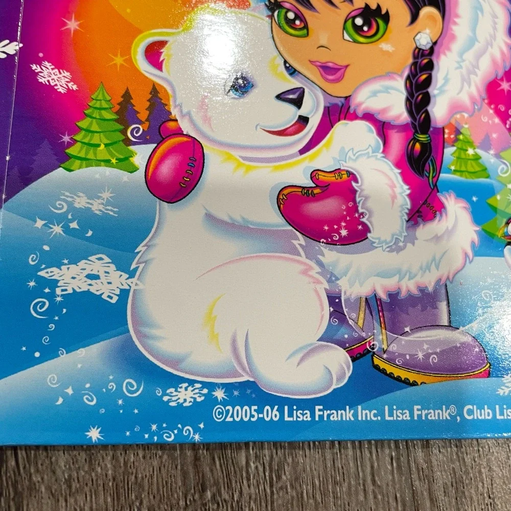 Lisa Frank Y2K Vintage Bright Colorful Folders Lot of 3 2005-2006